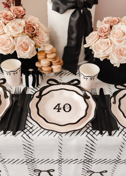 Bonjour 40 assiettes en carton