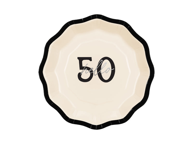 Bonjour 50 assiettes en carton