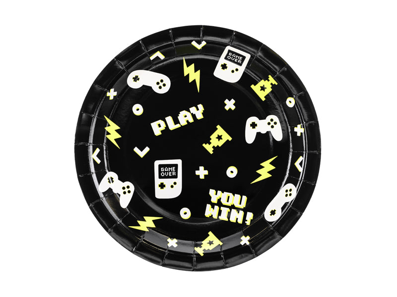 Video Game Paper Plates