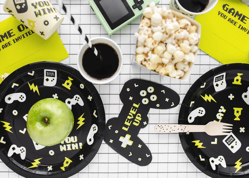 Video Game Paper Plates