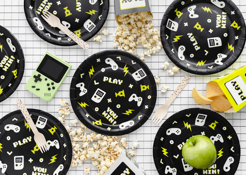 Video Game Paper Plates