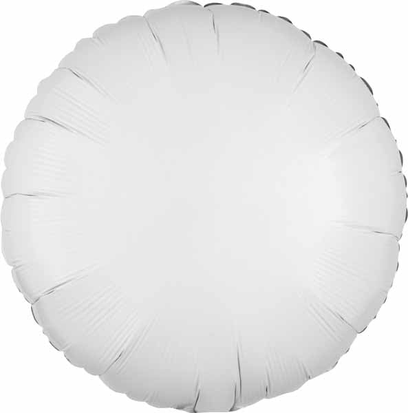 White Round Matte balloon