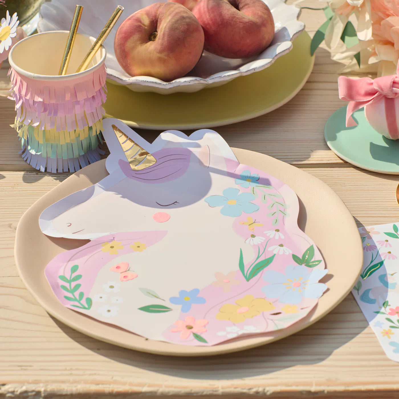 Meadow Unicorn Shaped Plates by Mer Meri