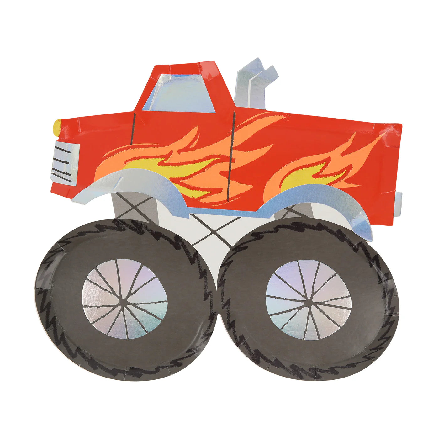 Monster Truck Shaped Plates by Meri Meri