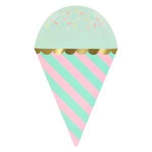 Ice Cream With Sprinkles Plates by Meri Meri
