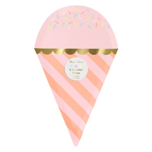 Ice Cream With Sprinkles Plates by Meri Meri
