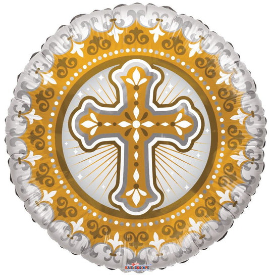 Gold Cross Balloon