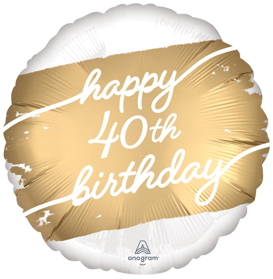 Happy 40th Birthday Balloon
