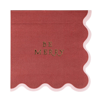 Serviettes de cocktail Be Merry