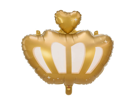 Pink and Gold Crown Foil Balloon