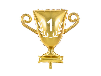 Trophy #1 Gold Cup Foil Balloon