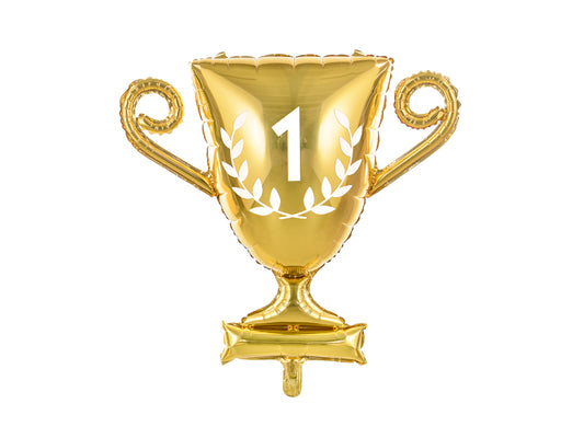 Trophy #1 Gold Cup Foil Balloon