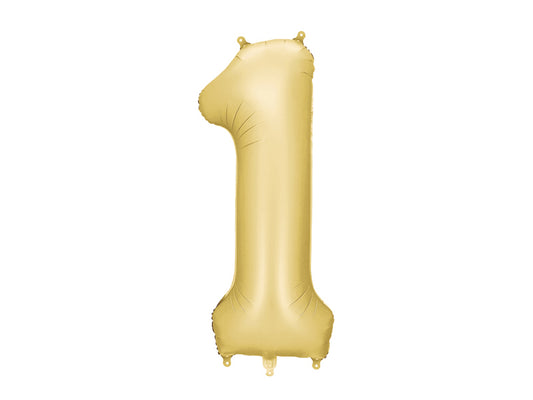 Number '1' Gold Balloon