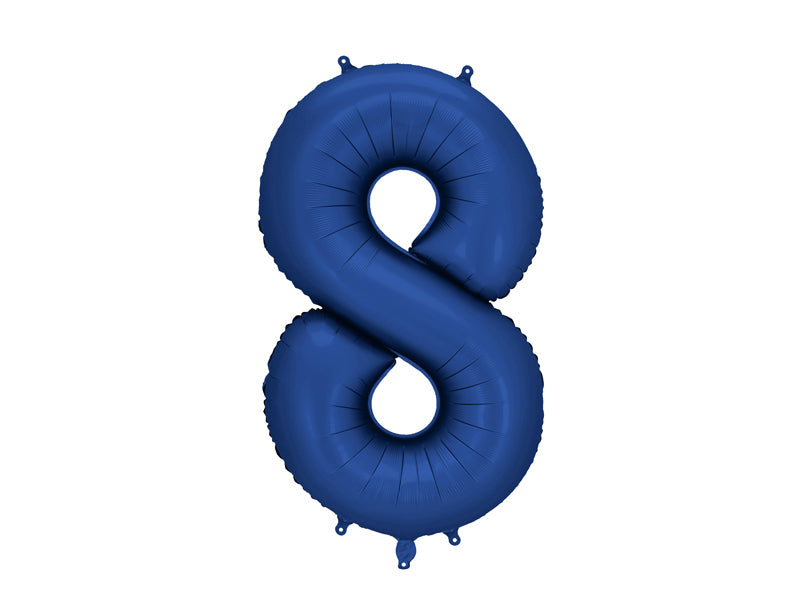 Number Balloon Navy