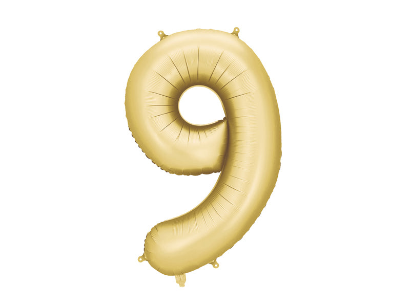 Number Balloon Gold