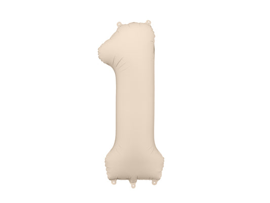Number Balloon Cream