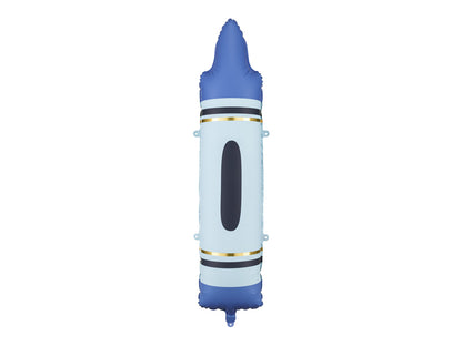 Blue Crayon Balloon
