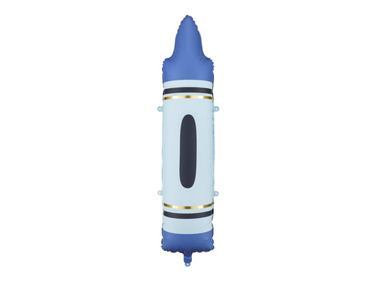 Blue Crayon Balloon