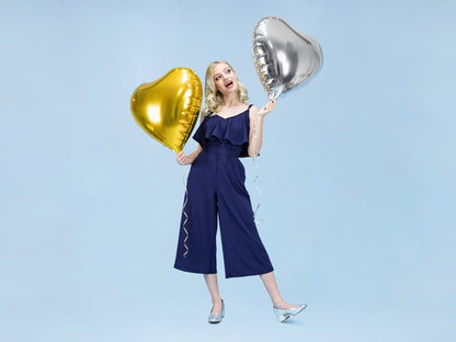 Gold Heart Balloon