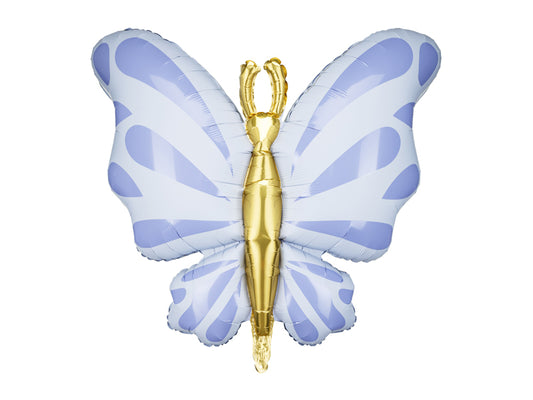 Blue Butterfly Foil Balloon