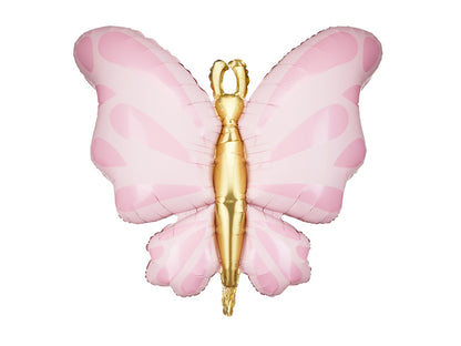 Pink Butterfly Foil Balloon