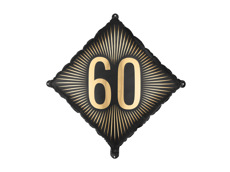 Black & Gold Milestone Balloon