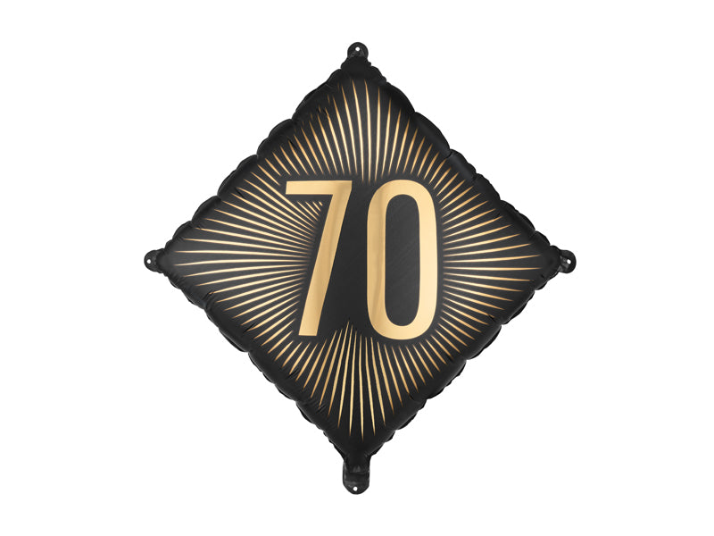 Black & Gold Milestone Balloon