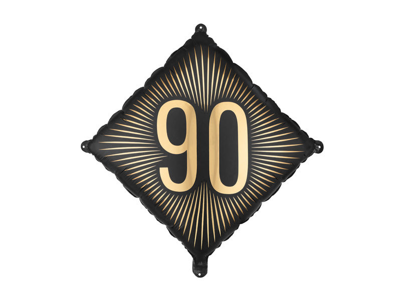Black & Gold Milestone Balloon