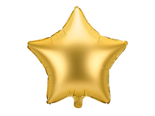 Gold Foil Star Balloon