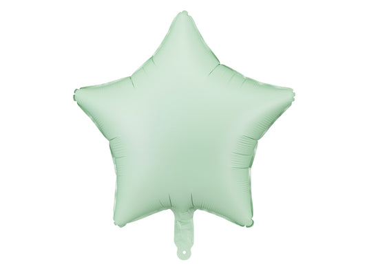 Pastel Green Foil Star