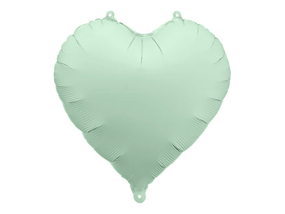Pastel Green Foil Heart