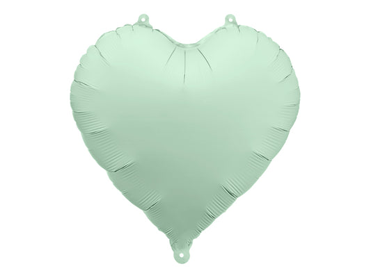Pastel Green Foil Heart