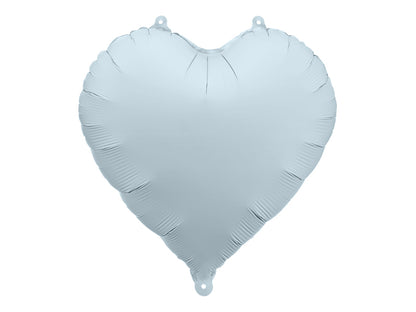 Pastel Blue Foil Heart