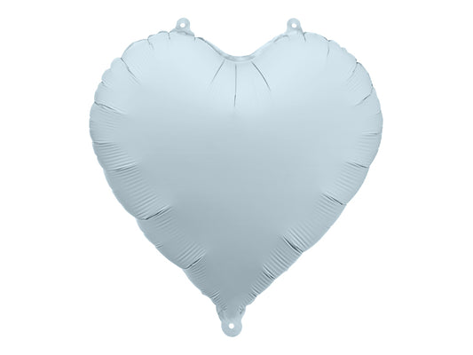 Pastel Blue Foil Heart
