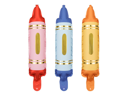 Mini Crayon Balloons for Garland