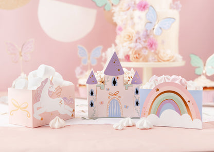Castle and Unicorn Snack Boxes