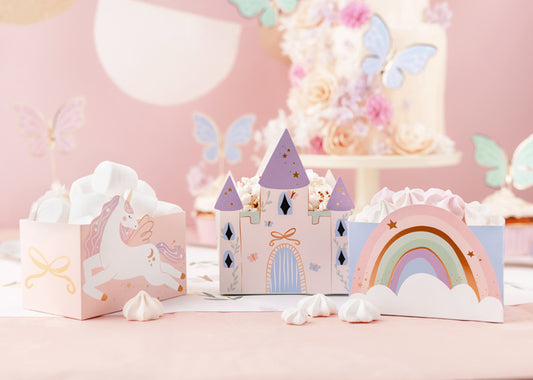 Castle and Unicorn Snack Boxes