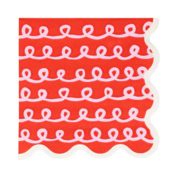 Ensemble de serviettes à cocktail Frosting