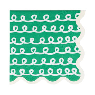 Ensemble de serviettes à cocktail Frosting