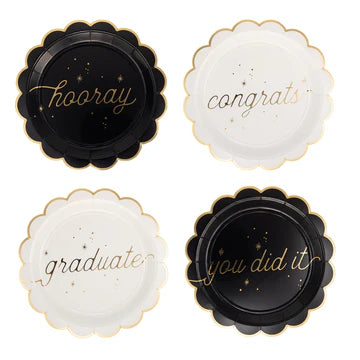 GRADUATION WELL WISHES PLATE SET