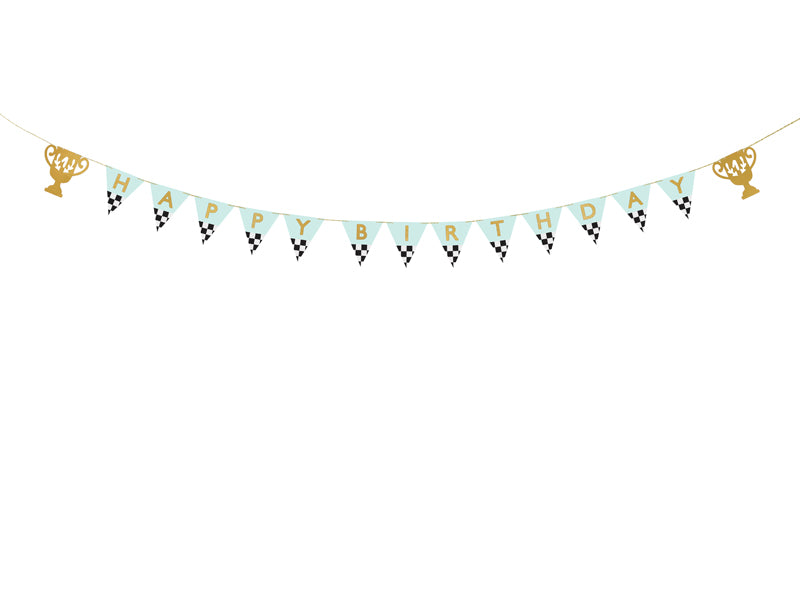 Banner Happy Birthday Trophy Cup - 2.5 m - Assorted Colours