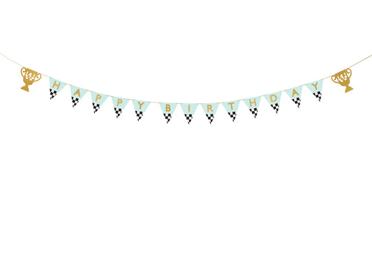 Banner Happy Birthday Trophy Cup - 2.5 m - Assorted Colours