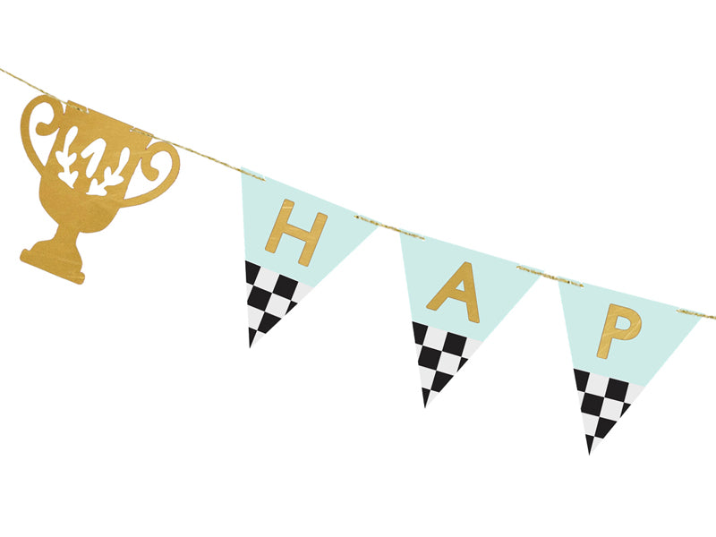 Banner Happy Birthday Trophy Cup - 2.5 m - Assorted Colours