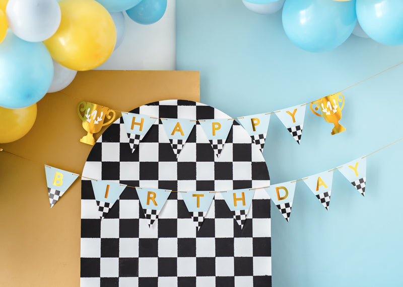Banner Happy Birthday Trophy Cup - 2.5 m - Assorted Colours