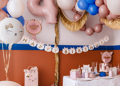 Banner Happy Birthday Cats