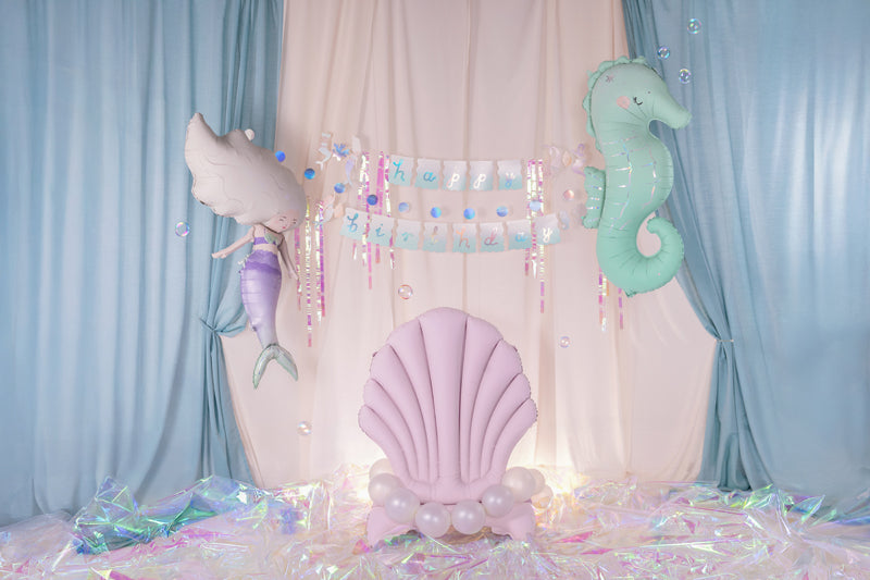 Banner Happy Birthday Mermaid - Assorted Colours