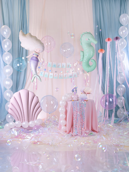 Banner Happy Birthday Mermaid - Assorted Colours