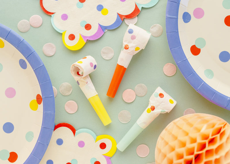 Paper whistles Confetti - Assorted Colours