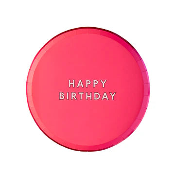 HAUTE PINK SIGNATURE HAPPY BIRTHDAY SMALL PLATES Regular price