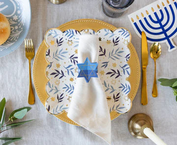 Serviette de table Menorah